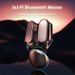 Mouse meccanico wireless Bluetooth ricaricabile EWEADN Q3, silenzioso, ergonomico, ad alta precisione, elegante per il gioco_voghion.com
