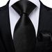 Unisex A Men's 8cm Solid Color Fashion Hand Tie Pocket Towel Suit, Business Party Tie Square Towel Combination_voghion.com