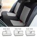 Fuzhongfu 9-Stéck Autositzbezich Set Komfort Sëtz Polyester Vir Heck Universal Passend Autositzbezich Komplett Set fir Auto SUV Minivan_voghion.com