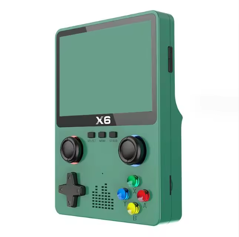 Prenosna ročna igralna konzola X6, 3,5-palčni IPS zaslon, 32 GB, 10000+ iger, 3D igralna palica, klasični emulator 10 iger_voghion.com