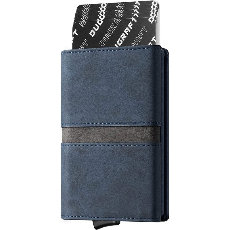 Hersteller von Herrentaschen entwerfen neue dreifach gefaltete Herrenbrieftasche mit Kreditkartenhalter und RFID-Schutz_voghion.com
