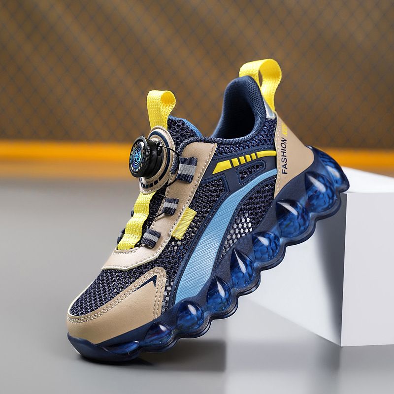 Children's Sports Shoes New Breathable Single Net Running Shoes For Boys And Girls CuHK Children Soft Soled Air Cushion Children's Shoes_voghion.com