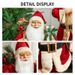 Santa Claus Figurine Collection – Handcrafted Fabric Decor For Nordic & Modern Christmas Displays (30cm/45cm/60cm/90cm/Family Set)_voghion.com