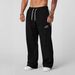 YOUNGLA American Style New Jogging Sports Fitness Men's Sweatpants Loose Casual Wide Leg Trendy Patchwork Long Pants_voghion.com