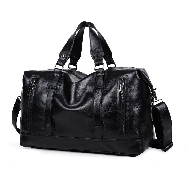 Business-Handtasche mit großer Kapazität, schräge Schultertasche aus hochwertigem PU-Leder für Herren, Reisetaschen_voghion.com