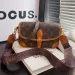 Designer Bags Wide Strap Small Square For Women 2025 New Pattern Printed Saddle Womens Shoulder Crossbody Bag_voghion.com