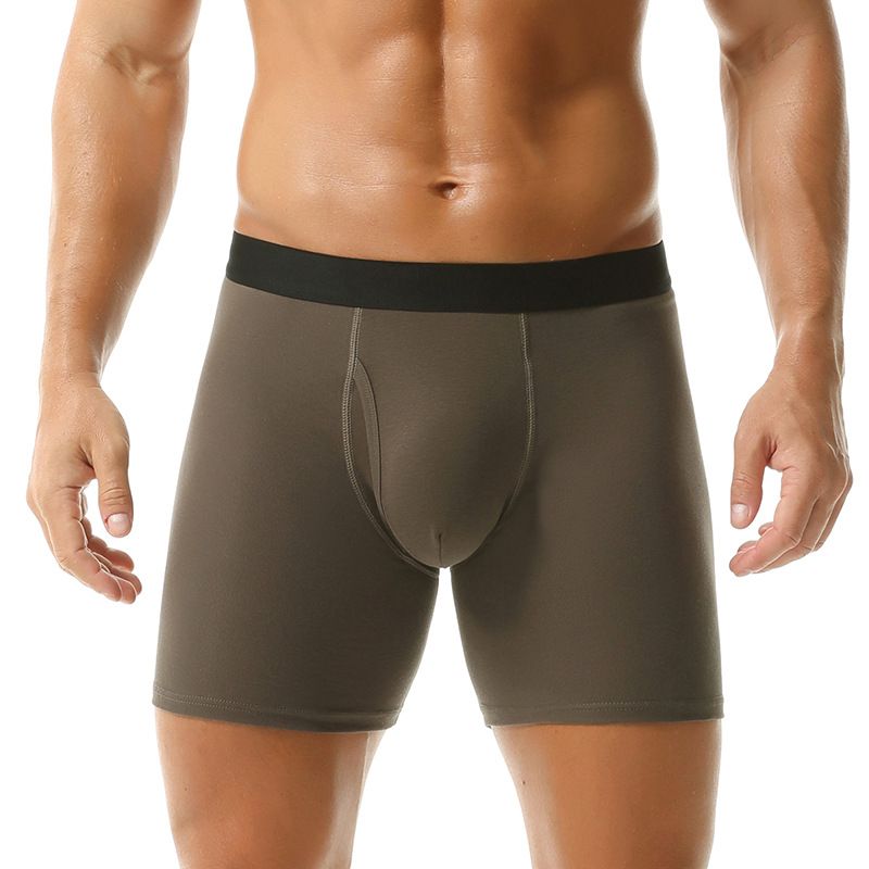 Men's Underwear Solid Color Sports Shorts Large Size Men's Boxer Briefs Breathable Zodiac Year Underwear Pure Cotton_voghion.com