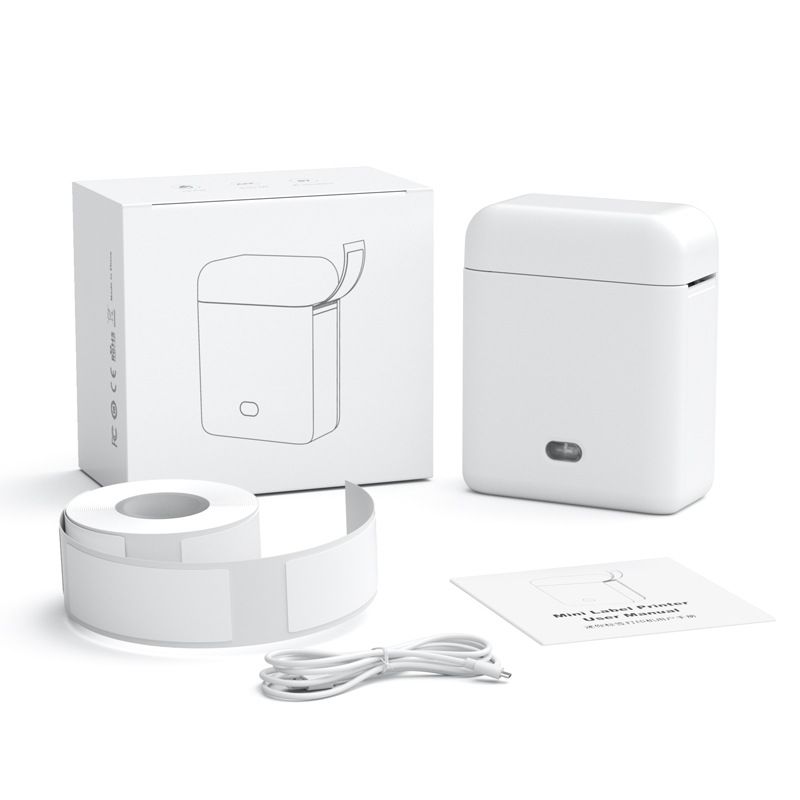 Stampante per etichette portatile Bluetooth Mini piccola etichettatrice termica per giornali Smart Memo Machine Organizer_voghion.com