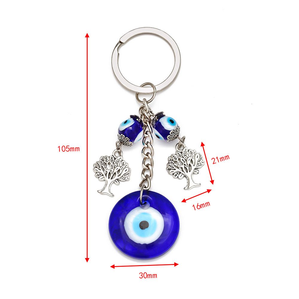 Neuer Schlüsselanhänger, europäischer und amerikanischer Devil's Eye Palm-Schlüsselanhänger, beliebter grenzüberschreitender Schlüsselanhänger_voghion.com