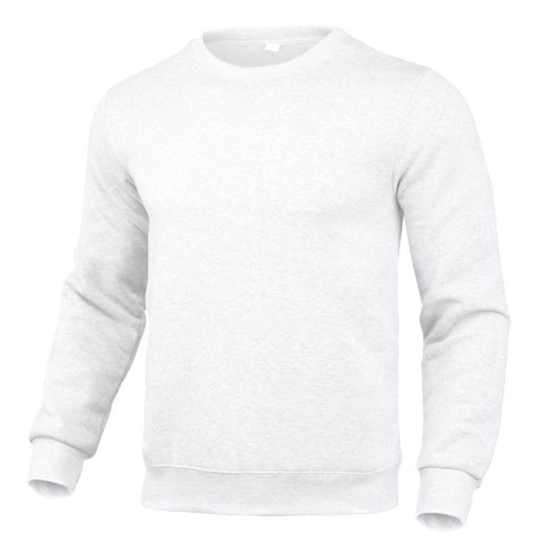 Herrenbekleidung Pullover Modemarke Freizeitpullover Einfarbig Rundhals Langarm Pullover Pullover Werbung Hoodie_voghion.com