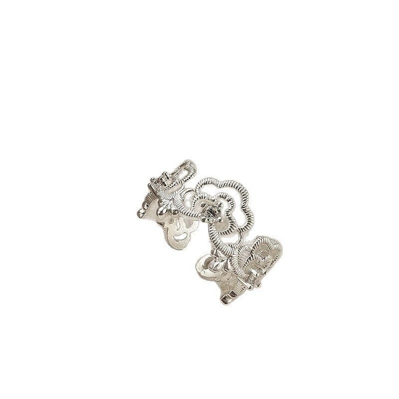 S Pure Silver Lace Cloud For Women Korean Niche Design High-end Ins Style Ring_voghion.com
