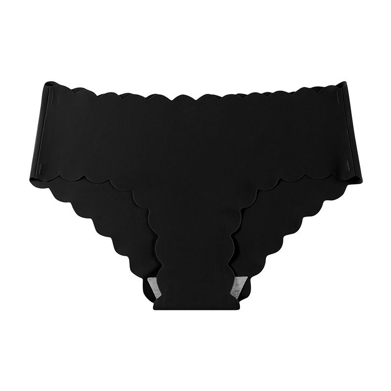 2025e Sexy Wave Thong Ice Silk Sports Seamless Pure Cotton Crotch Low Waist Fitness Plus Size Women's Underwear_voghion.com