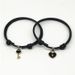Un semplice braccialetto di coppia, chiave, lucchetto a cuore, accessorio, accessorio per bracciale_voghion.com