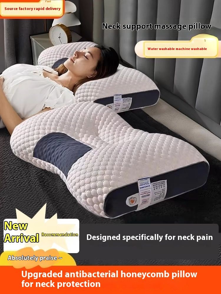 Heimgebrauch, Ultraweicher Nackenstützkissenkern, Schlafhilfe, Geeignet für Studentenwohnheime, Waschbar und Maschinenwaschbar,_voghion.com