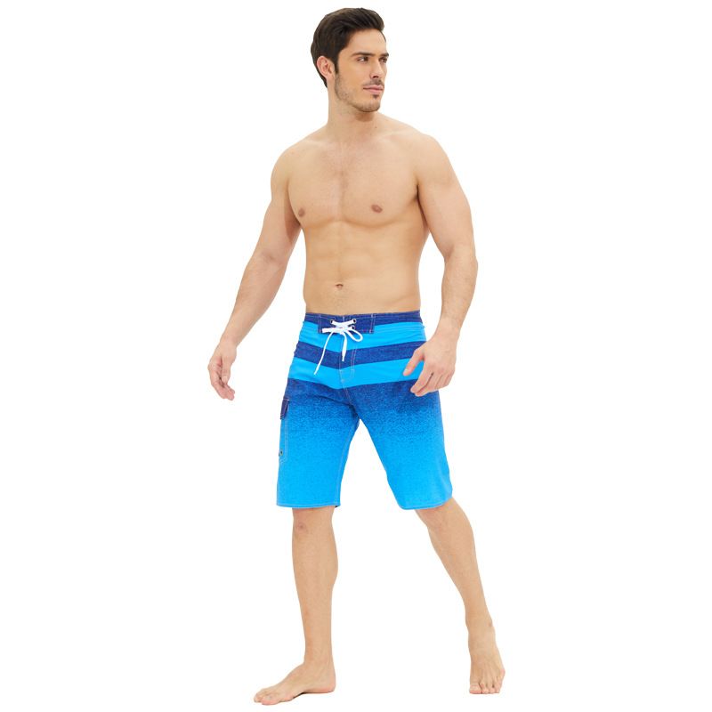 Quick drying beach pants for men's five point swimming pants to prevent awkwardness and can be used for beach vacation shorts_voghion.com