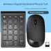 Clavier sans fil pour ordinateur portable, comptabilité financière, mini-clavier externe silencieux, clé numérique USB, souris_voghion.com
