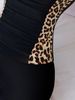 Women's Two-piece Leopard Print Side Quick Drying Camisole Swimsuit_voghion.com