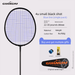 Racchetta da badminton Guangyu Ultra-light 72g Professional Training Unisex Adulto in Fibra di Carbonio Singola_voghion.com