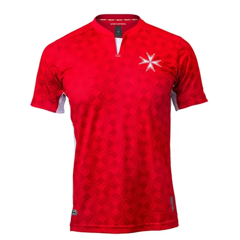 22 23 Malta Nationalmannschaft Herren-Fußballtrikots Home Red Klassische Fußballtrikots Kurzarmuniformen_voghion.com