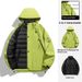 Goose Down Outdoor 3-in-1 Men's Winter Insulated Jacket With Removable Down Liner Versatile 3-in-1 Hiking Jacket With Triple Protection_voghion.com