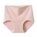 Ropa interior de color Xinjiang, clase A, 2025e, para mujer, de algodón puro antibacteriano, con entrepierna extendida, cintura alta y control de abdomen._voghion.com