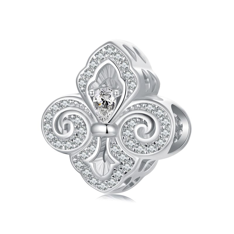 Iris Charm Sterling Silver Charm,BSC1078_voghion.com