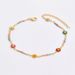 New Foot Jewelry Fashion Simple Colorful Daisy Bohemian Style Beach Flower Anklet_voghion.com
