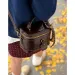 Teksturowana damska skórzana torba typu crossbody z solidną klapą, mini-torba typu box messenger, uniwersalna, swobodna, miękka torba na ramię z pu_voghion.com