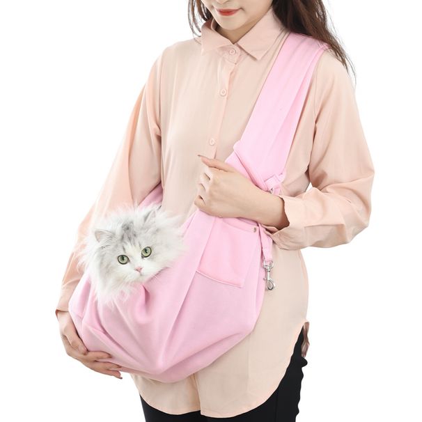 Zaino a tracolla per cani e gatti, pieghevole, portatile, di piccole e medie dimensioni, per animali domestici, di grande capacità_voghion.com