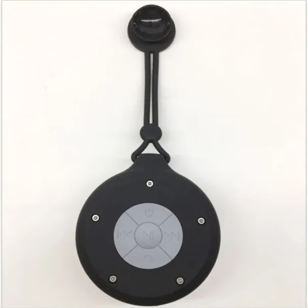 Universal Wireless Waterproof Bluetooth Shower Speakers USB Rechargeable Lanyard Sucker Suction Cup For Bathroom Sports_voghion.com