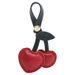 Bag Charm Wholesale Cute Three Dimensional Peach Heart Cherry Cherry Bag Pendant Keychain School Bag Love Leather Bag Pendant Accessories_voghion.com