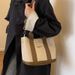 2023 Autumn New Korean INS Niche Single Shoulder Women's Canvas Casual Handbag Crossbody Versatile Student Bag_voghion.com