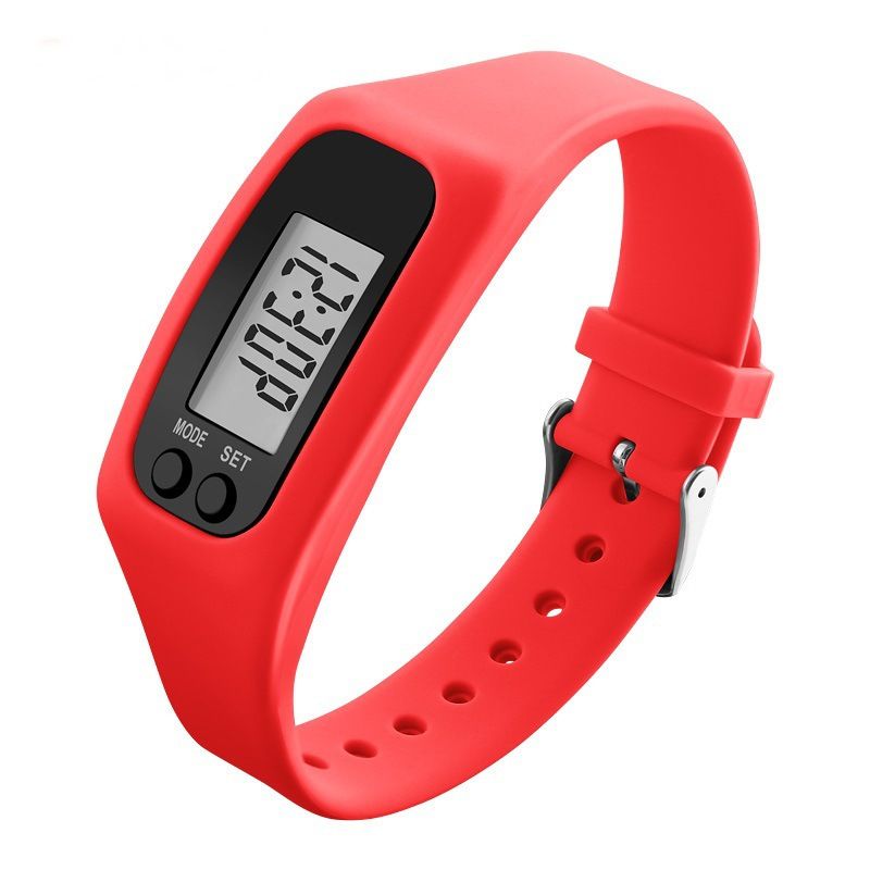 Silicone Wristband Multifunctional Pedometer Sports LED Electronic Watch Special Offer_voghion.com