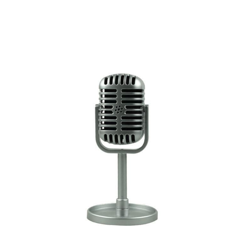 Simulační klasický retro dynamický vokální mikrofon Vintage Style Mic Univerzální stojan pro Live Performanc Karaoke Studio_voghion.com