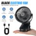 Mini Cooling Fan USB Rechargeable Clip On Desk Baby Stroller Portable 3 Speeds_voghion.com