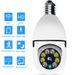 360 Panoramic Minion Light Bulb Machine E27 Lamp Head HD Wireless WiFi Camera_voghion.com