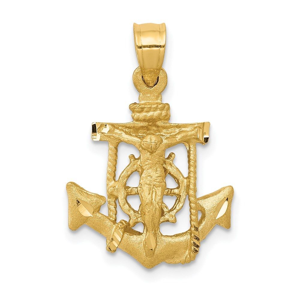 14k Mariners Cross Pendant_voghion.com