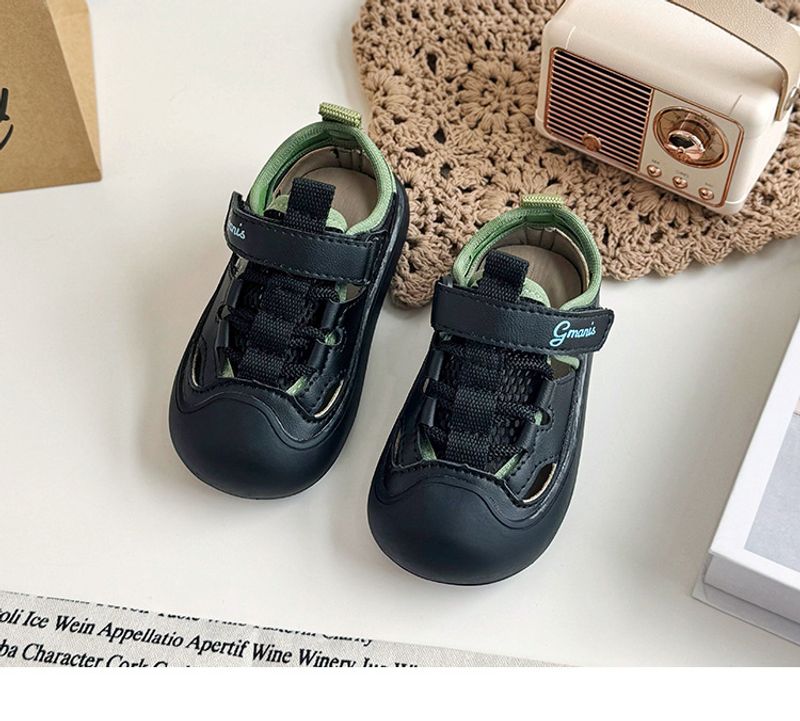 Children's versatile beach baby shoes, anti slip boys' toe sandals, 2024 summer new girls' sports shoes_voghion.com