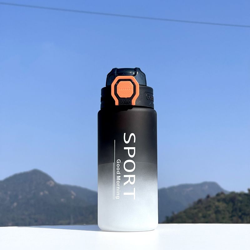New outdoor sports water bottle compartment portable plastic cup_voghion.com