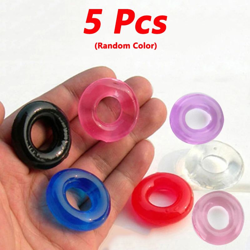 Anneaux péniens en silicone durables pour hommes Pénis Retarder l'éjaculation Anneau de verrouillage du sperme durable Jouets sexuels Anneaux d'agrandissement du pénis Homme adulte_voghion.com