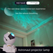 Novo projetor de lâmpada de astronauta de alta definição céu estrelado sala de estar quarto decoração de teto atmosfera musical ni_voghion.com