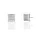 Earrings, three-dimensional niche style, versatile alloy full diamond earrings for women_voghion.com