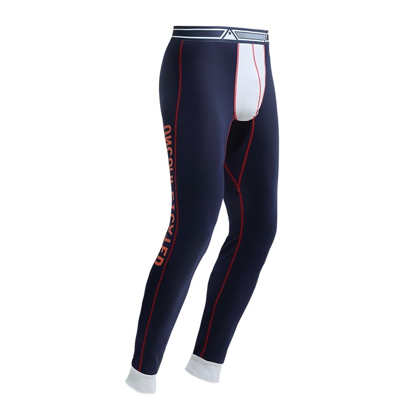 Underwear & Sleepwears Autumn Trousers Pure Cotton Thermal Underwear Slim Fit Winter Base Layer Pants Soft Breathable Comfortable Black Navy Gray​_voghion.com