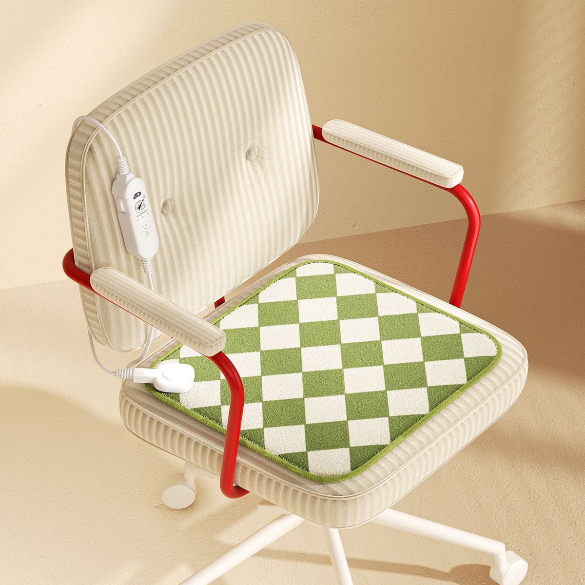 Cuscino per sedia da ufficio con tre molle, materasso elettrico, piccolo scaldapiedi, cuscino riscaldante per divano_voghion.com