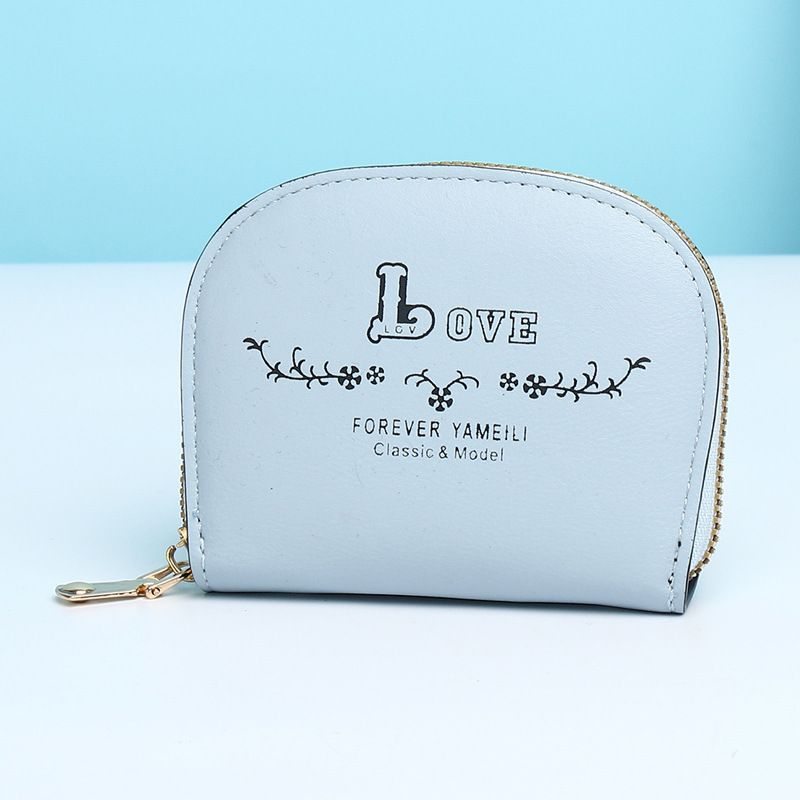 Coin Purses & Holders Short Wallet New Style Trendy Simple Multi Card Slot Semi Circular Card Holder Hand Held Mini Women's Bag Coin Purse_voghion.com