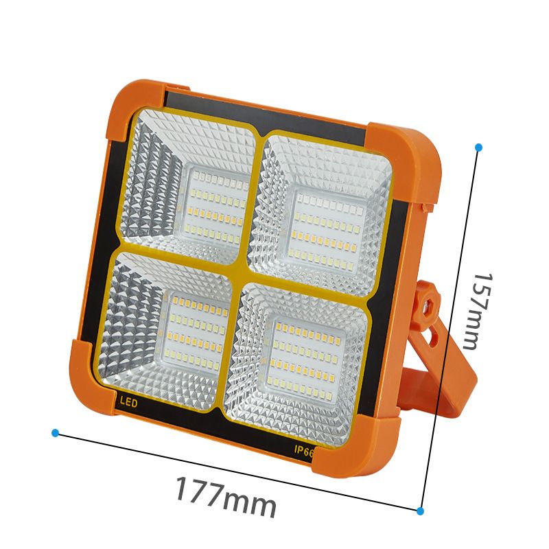 Solar LED Flood Light - IP66 Waterproof 4800W-9000W Outdoor Lighting For Garden, Camping & Emergency (2835/5730 Chips, 6-12H Runtime)_voghion.com