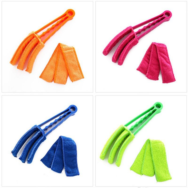 Air conditioning vent louver gap dust removal keyboard brush, detachable and washable multi-purpose cleaning brush_voghion.com