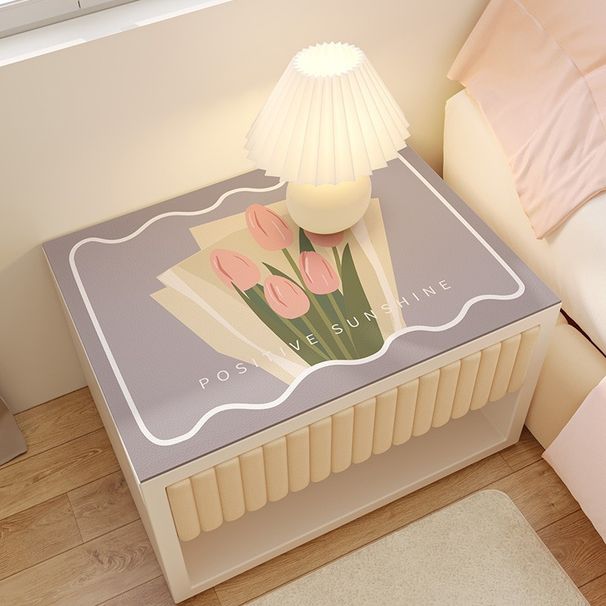 Minimalist Bedside Table Mat – Waterproof & Oil-Resistant Cover For Nightstands, Fridge, Washing Machine – Dust-Proof Protection_voghion.com