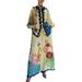 Women's Clothing fashion personality printed cotton and linen loose leisure vacation two-piece suit_voghion.com