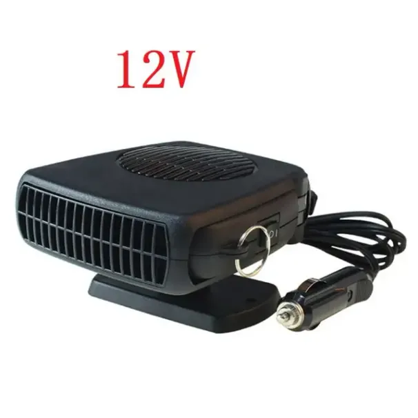 Riscaldatore elettrico 12V/24V 200W Coog 2 IN 1 portatile per auto, ventilatore per parabrezza, sbrinatore per auto, camion_voghion.com